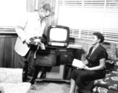 1953 Photo of Mr. and Mrs. Gaither at home