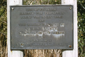 Image of marker that Chamber of Commerce furnished