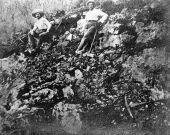 1889 Photo of Phosphaste Miners, Including Albertus Vogt