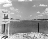Section of the Cross Florida Barge Canal along US Highway 19, 1960s