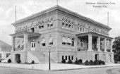 postcard of German American Club ca 1912