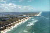 1970 Aerial Photo of Sebastian Inlet