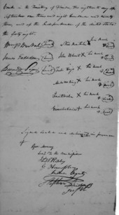 Treaty of Moultrie Creek Signature Page