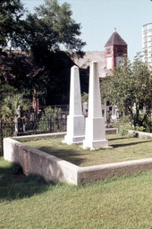 1973 Photo of Murat obelisk grave markers