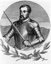 Engraving of Hernando de Soto 15--