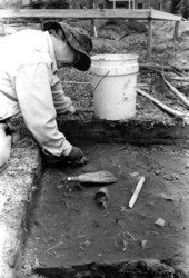 1987 Photo of excavation